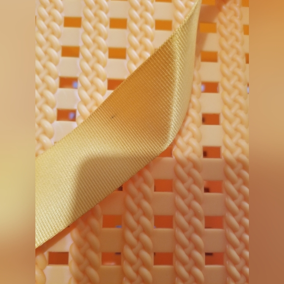 Basket Weave Woven Tote Handbag - Shade & Shore Orange - Picture 6 of 9